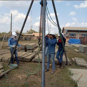 resistencia del suelo con SPT